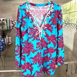 Lilly Pulitzer | Coral Reef Printed Long Sleeve Dress